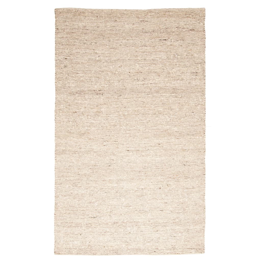 ECARPETGALLERY Braid weave Sienna Tan Wool Rug - 4'11 x 8'2