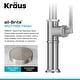 preview thumbnail 75 of 154, Kraus 2-Function 1-Handle 1-Hole Pulldown Sprayer Brass Kitchen Faucet