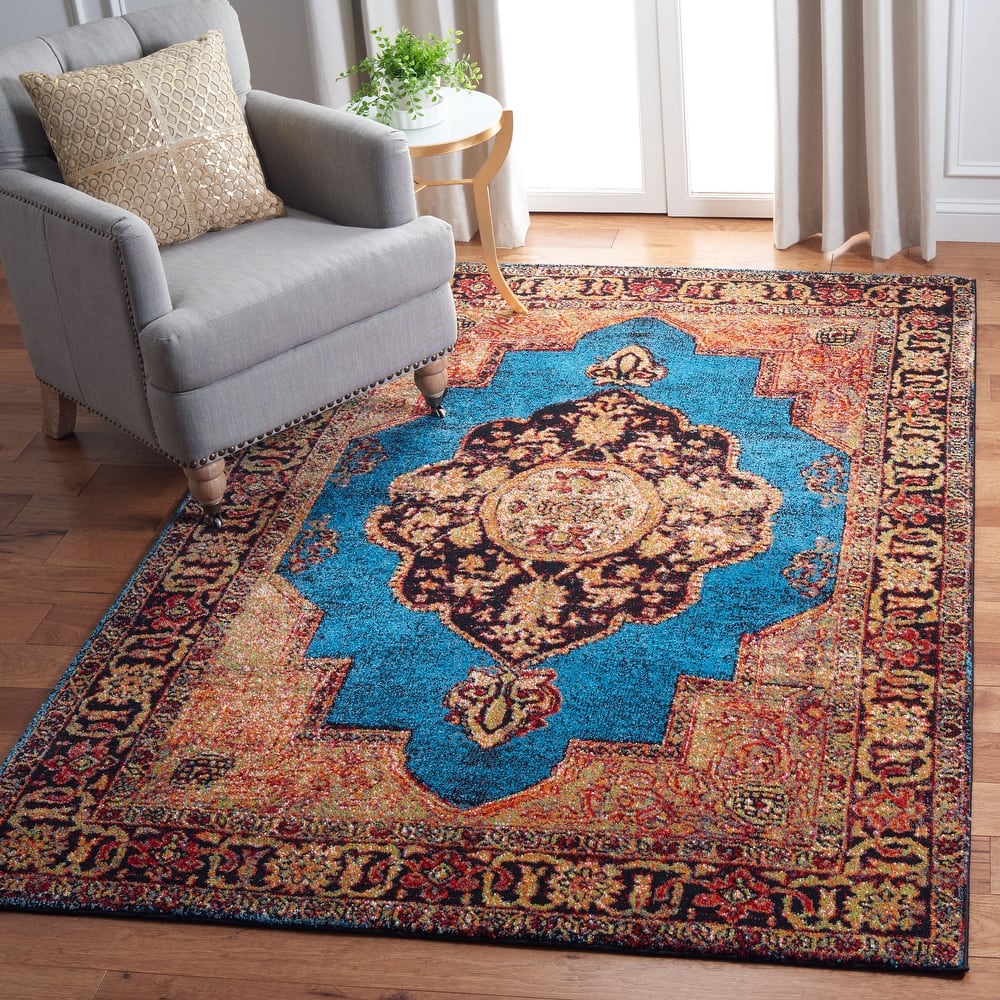 SAFAVIEH Vintage Hamadan Ismay Oriental Distressed Rug