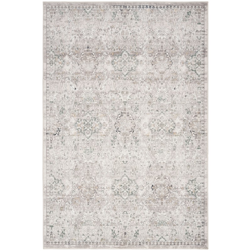 Nourison Distinctive Indoor only Cream / Ivory Persian Area Rug - 7' 10" x 9' 10"