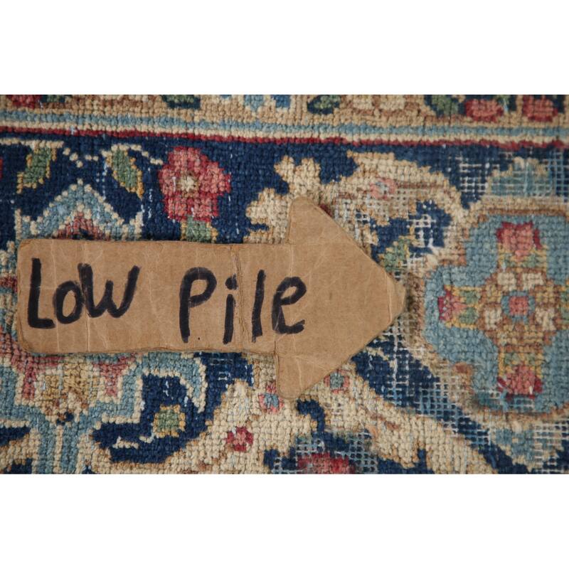 Kerman Persian Antique Area Rug Handmade Wool Carpet - 6'6" x 9'6"