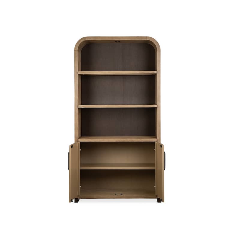 Magnussen Home Tristan Swiss Coffee Dining Cabinet - 42''W x 18''D x 80''H
