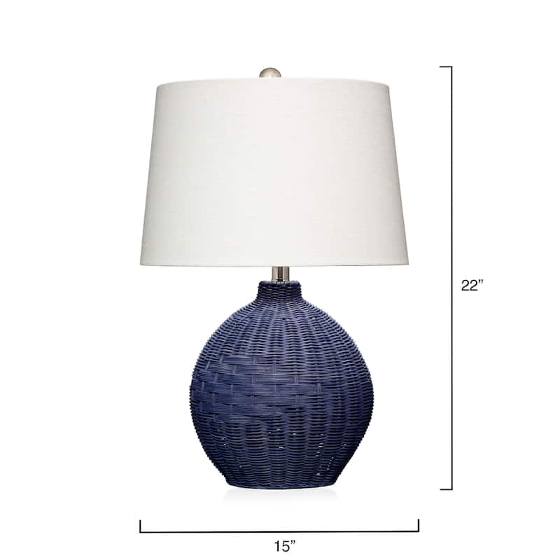 Alden Décor Granada Rattan Table Lamp
