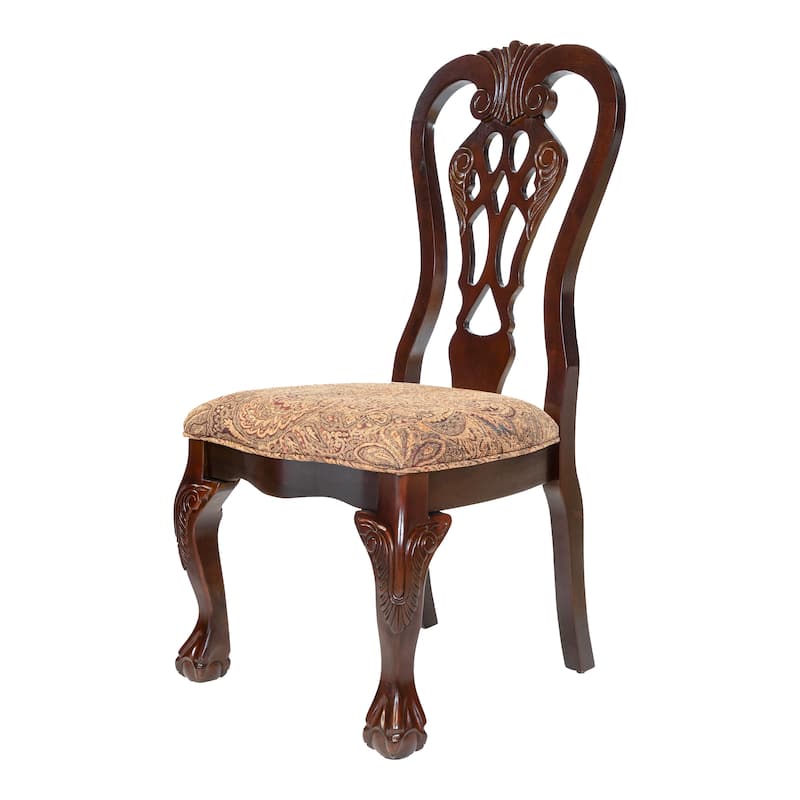 Carpia Traditional Wood Dining Chairs (Set of 2) by Furniture of America