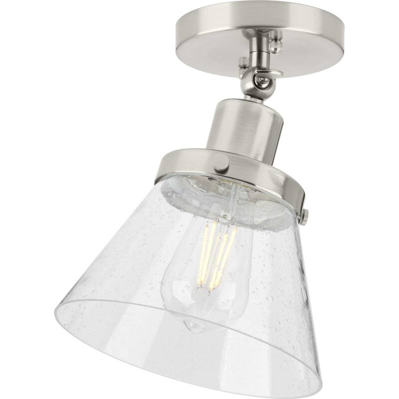 Progress Lighting Hinton 8" Wide Adjustable Ceiling Fixture with - Brushed Nickel