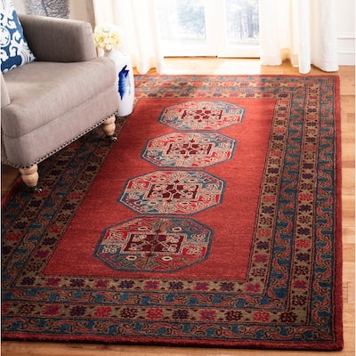 SAFAVIEH Handmade Heritage Katla Traditional Oriental Wool Rug