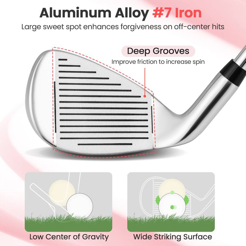 Gymax Iron Single Golf Club for Women w/ Graphite Shaft for Right