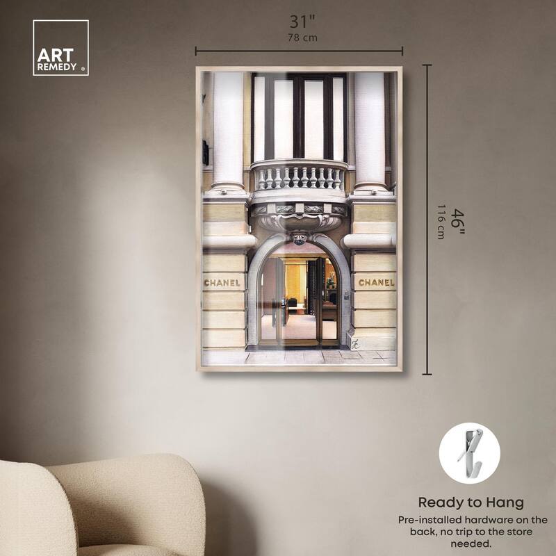 Expensive Store in Paris Shadowbox by Art Remedy