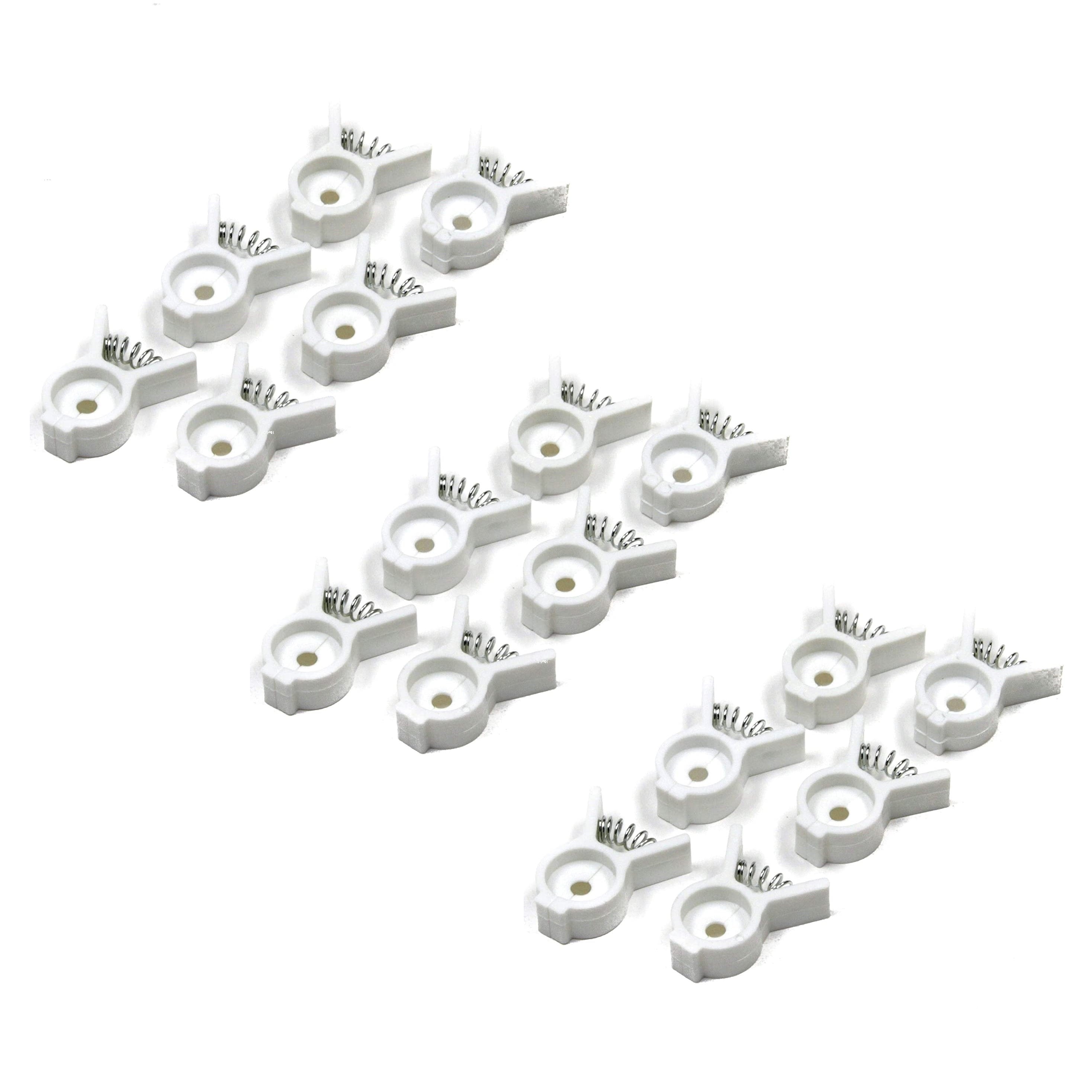 Chef Craft 6pc Bread & Bagel Clips - Plastic or Chip Bag Tie Sealing Clips