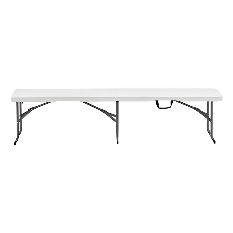 HDPE Folding Bench, 6FT Portable Outdoor Seating - 72” L x 11” W x 17” H