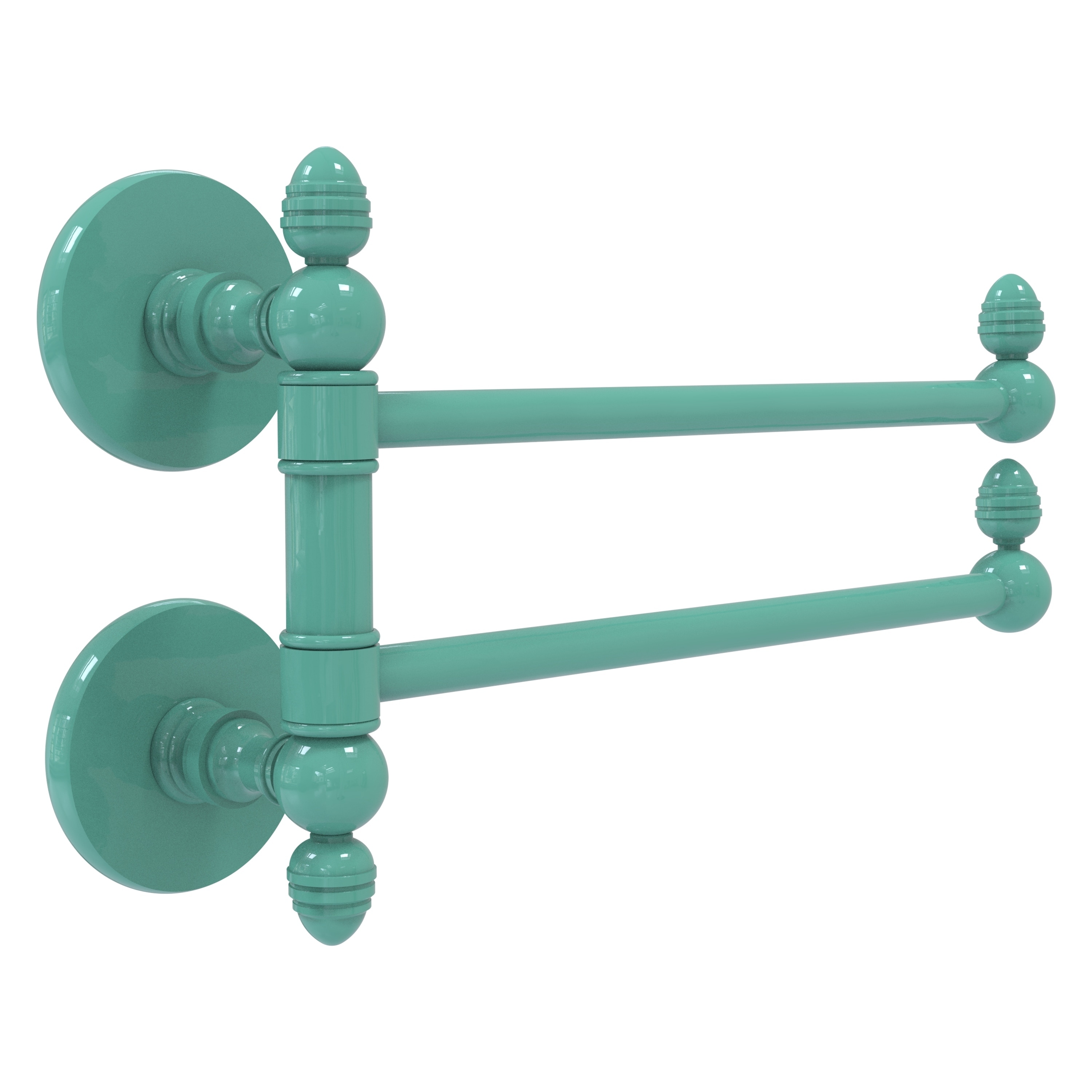 Allied Brass Prestige Skyline Collection 2 Swing Arm Towel Rail