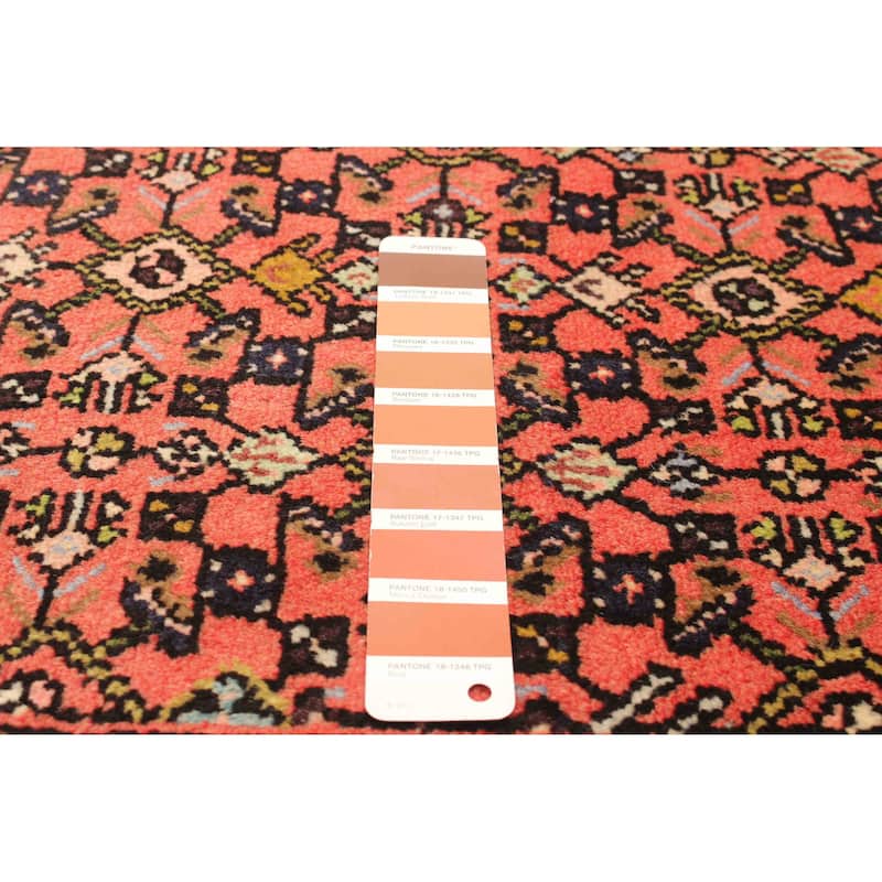 ECARPETGALLERY Hand-knotted Andelz Copper Wool Rug - 2' 7" x 9' 9"
