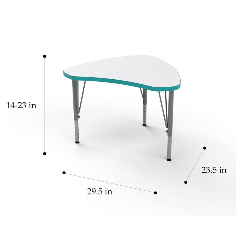Tot Mate Versa Desk Shutter 29.5" x 23.5" Classroom Table Kids Desk, Write-On/Wipe-Off Dry Erase Top