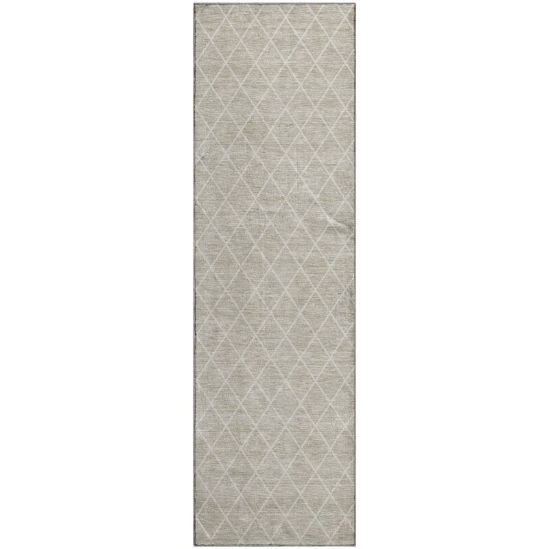Premium Washable Super Soft Diamond Trellis Mayfield Rug
