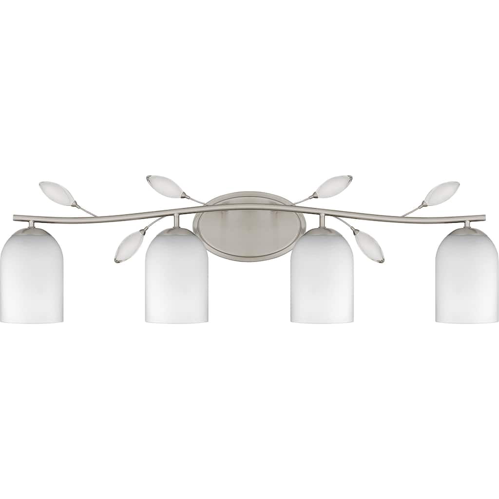 Ulysses 4-Light Brushed Nickel Bath Light