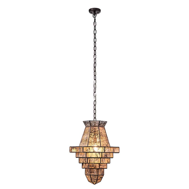 Jamie Young Imperial 1-Light Glass and Metal Pendant - 60 Max Wattage, Volts 120