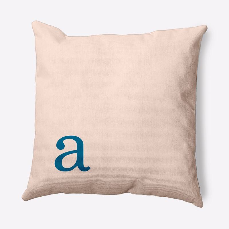 Modern Monogram Decorative Throw Pillow - 26" x 26" - a