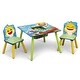 preview thumbnail 1 of 3, Baby Shark Kids Table and Chair Set With Storage
