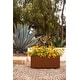 preview thumbnail 5 of 9, Corten Steel Series Long Box Planter