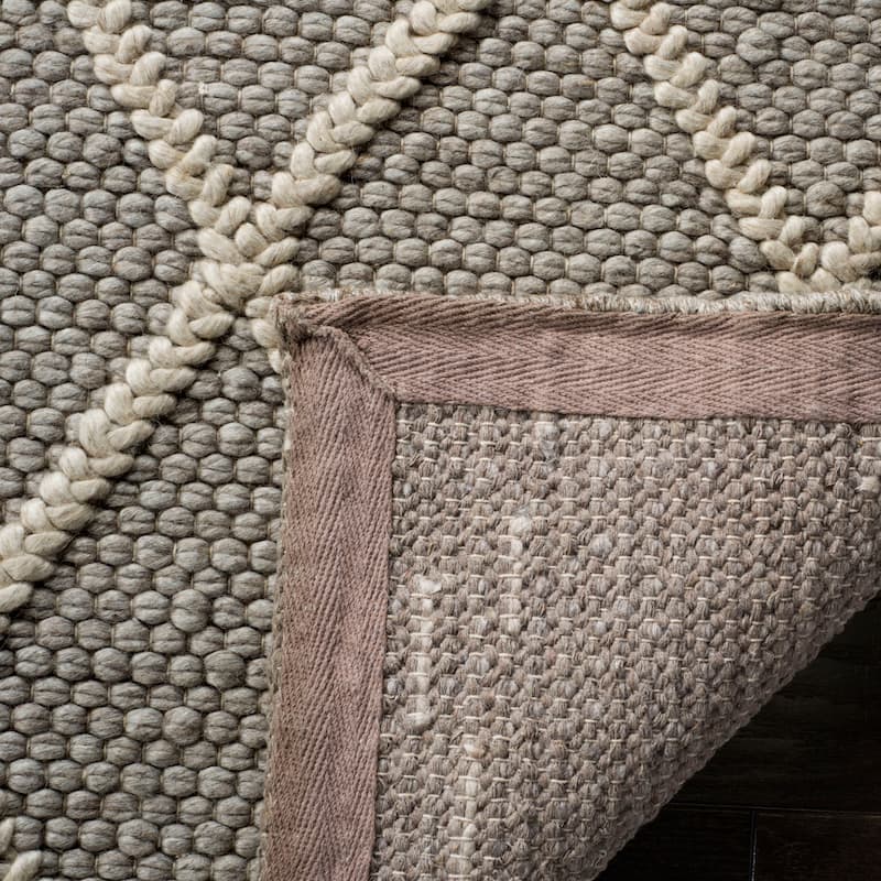 SAFAVIEH Handmade Natura Qiong Wool/ Viscose Trellis Rug