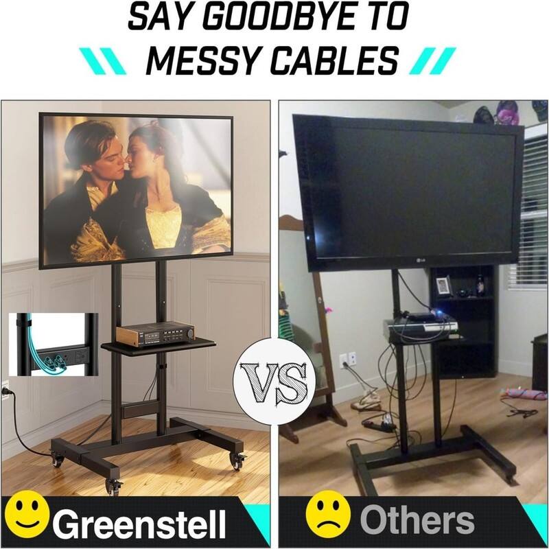TV Stand with Power Outlet
