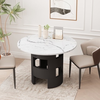 Modern Round Dining Table - N/A - Bed Bath & Beyond - 39128580