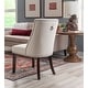 preview thumbnail 11 of 25, Linon Allard Modern Dining Chairs with Espresso Legs (Set of 2)