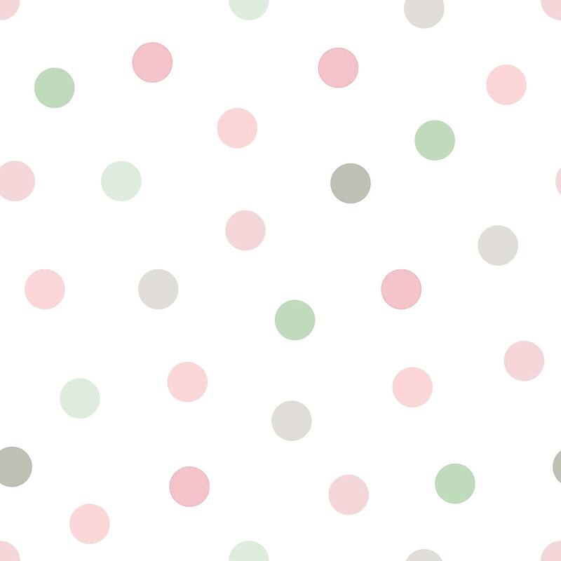 Chesapeake Jubilee Pink Dots Wallpaper - 20.9 x 396 x 0.025