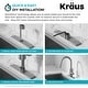 preview thumbnail 11 of 22, Kraus Oletto 1-Handle 2-Function Pulldown Kitchen Faucet
