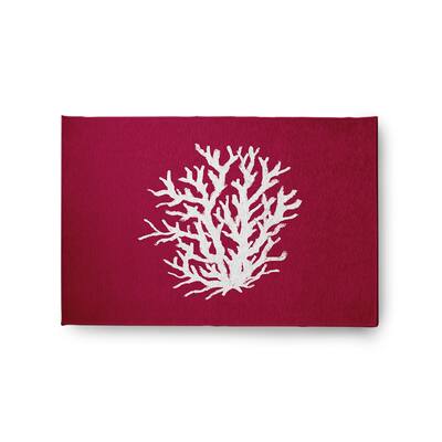 Big Seaweed Beach Style Chenille Area Rug