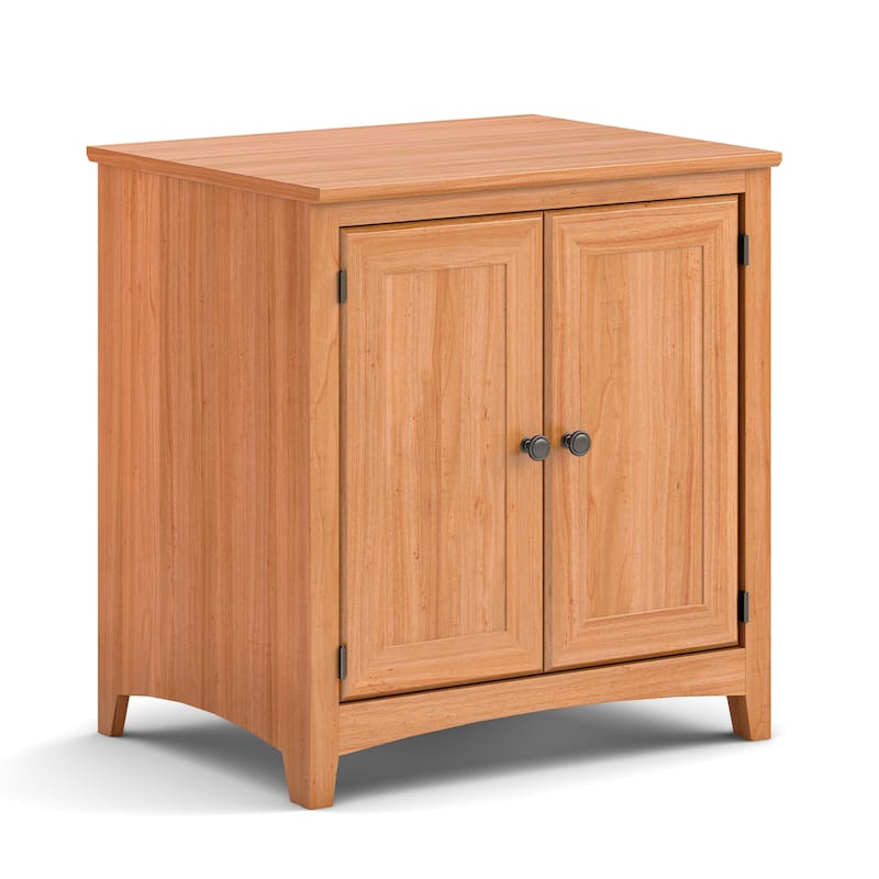 Arch+Haven Solid Wood 2 Door Cabinet