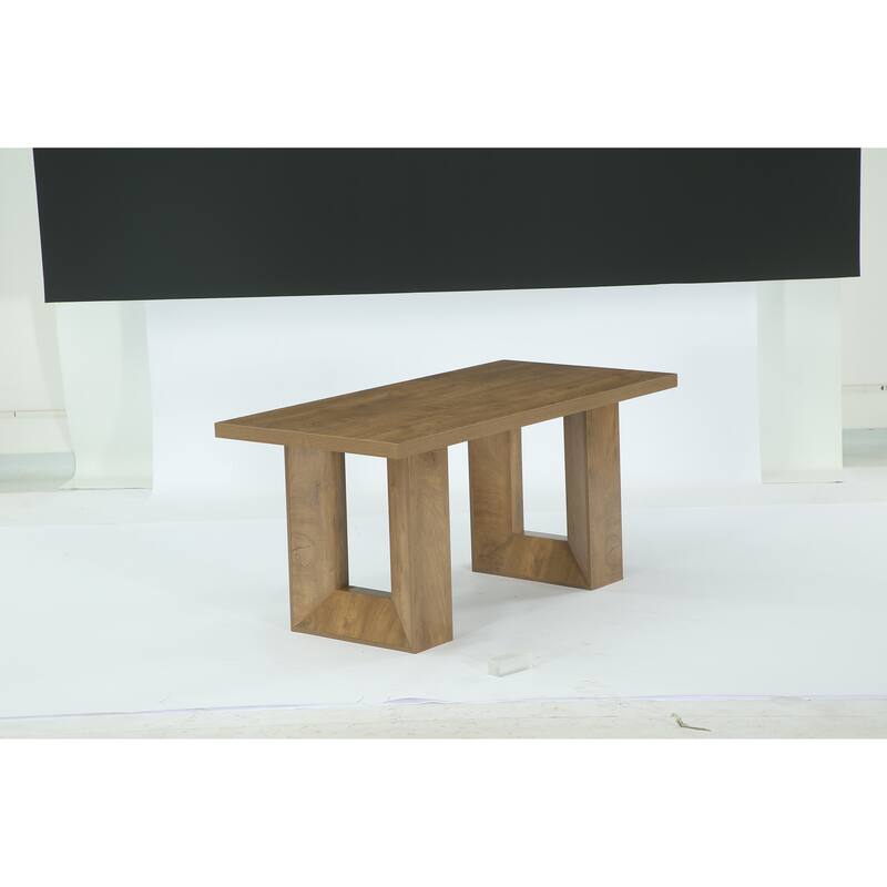 62.99" Large Home Office Desk, Computer Table for Office - Walnut