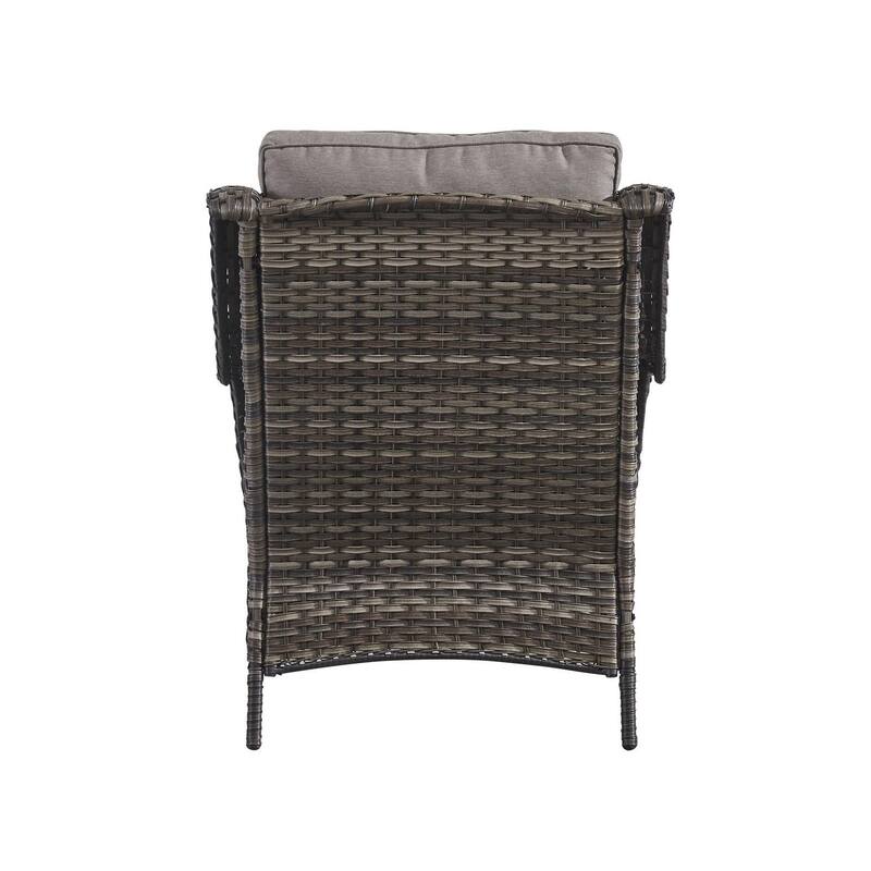 Gymojoy Outdoor Patio Rattan Chairs with Cushions Set of 2