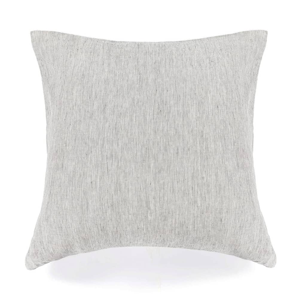 French Linen Pillow with Removable Sham by BOKSER HOME