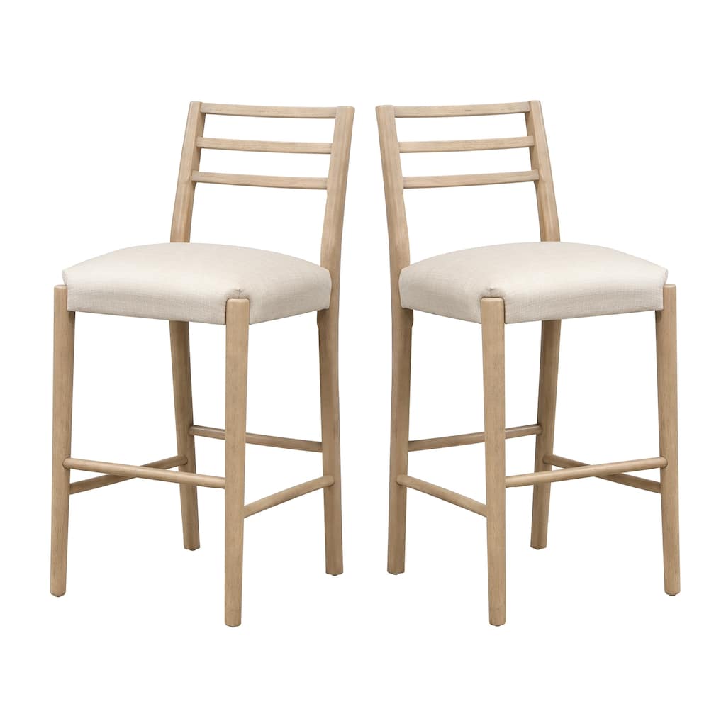 Bar Stool With Ladder Back (Set of 2)