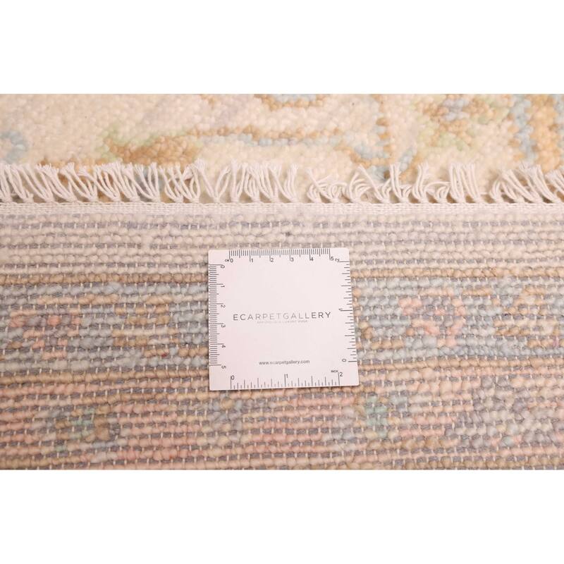 ECARPETGALLERY Hand-knotted Jules Serapi Ivory Wool Rug - 8'2 x 10'3