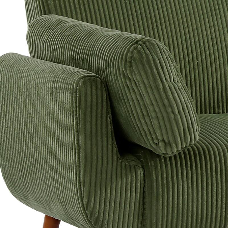 2 Set 73.5" W Upholstered Convertible Sleeper Sofa Bed with Pillows