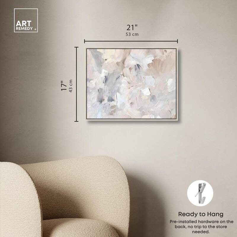 Soft Colors Fade II Canvas by Art Remedy