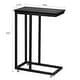 preview thumbnail 29 of 61, Javlergo Set of 2 C-Shaped Sofa Side Table, Small End Table for Living Room, Narrow Bedside/TV Tray Table