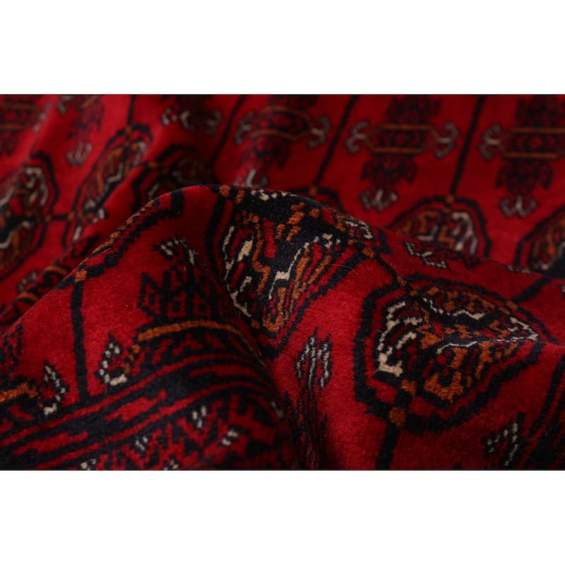 Teimani Red Rug 4'1" x 5'7" - 4'1 x 5'7