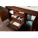 preview thumbnail 22 of 32, James Martin Vanities Brookfield 60" Double Vanity, Warm Cherry