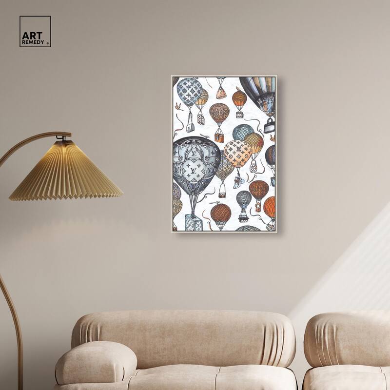 Doll Memories - Fashion Balloons Canvas by Art Remedy