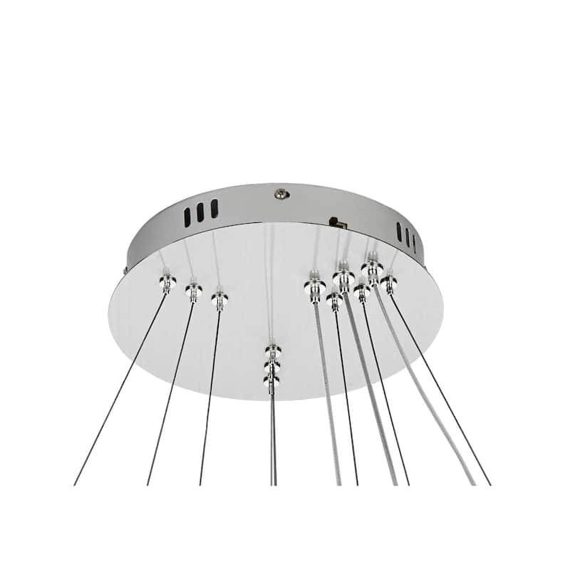 Indigo Home 32 inch Adjustable LED Chandelier