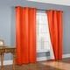 preview thumbnail 40 of 39, ThermaLogic Weathermate Insulated Cotton Grommet Curtain Panel - Pair