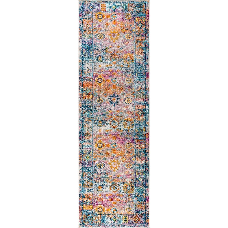 JONATHAN Y Boho FLAIR Medallion Area Rug