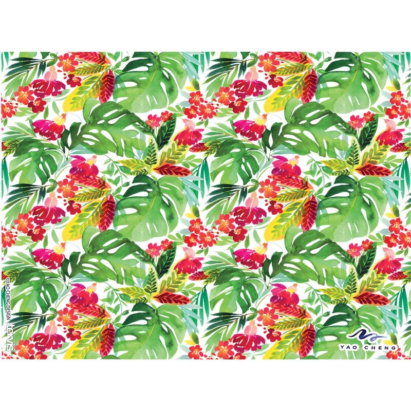 Tervis Yao Cheng - Tropical Bloom Made in USA Double Walled Insulated Travel Tumbler, Classic