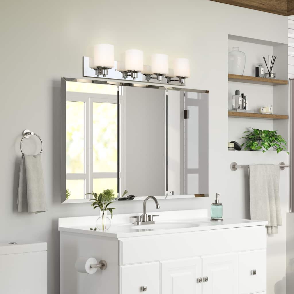 Dane Vanity Light Traditional 4-Light Indoor Bathroom Light Fixture