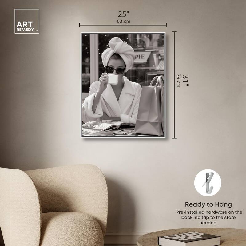 Early Morning Coffee Canvas by Art Remedy