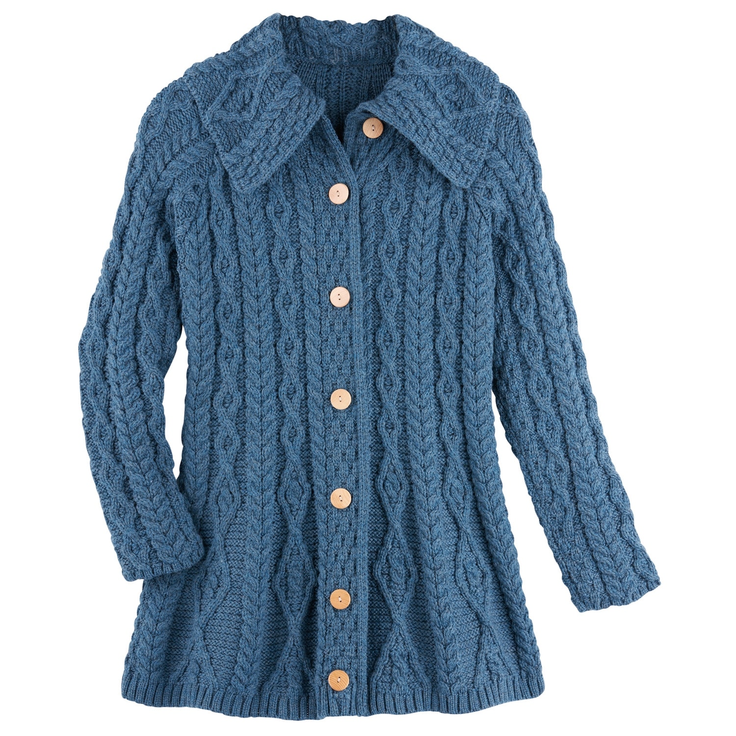 button collar sweater women's