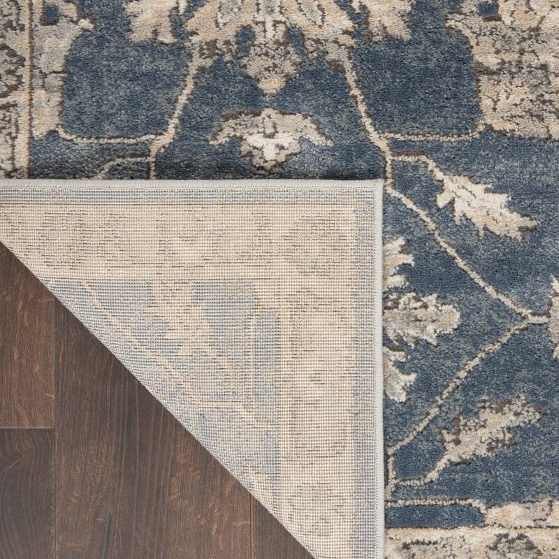 Nourison Concerto Classic Persian Medallion Blue Beige Area Rug